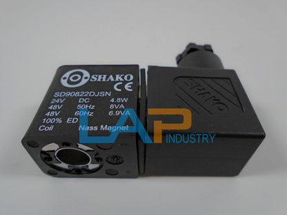 SHAKO Solenoid Valve Coil SD90822DJSN DC24V - SHAKO