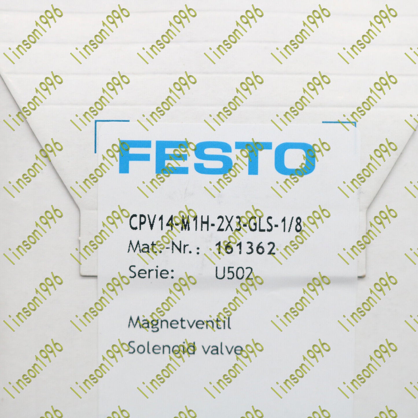 Festo 161362 Solenoid Valve CPV14-M1H-2X3-GLS-1/8 Fast - FESTO