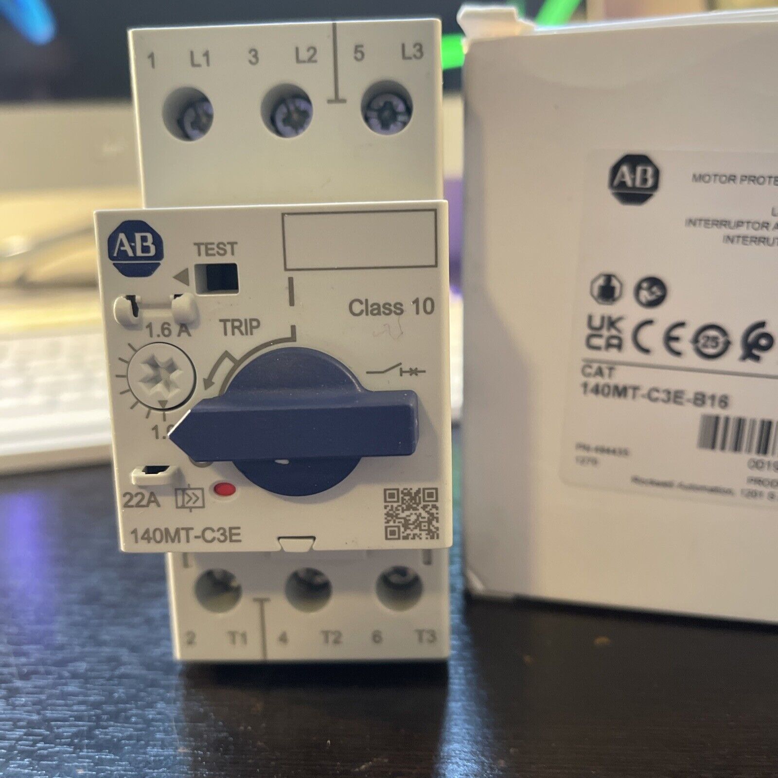 new Allen-Bradley 140MC2EB40 Motor Protection Circuit Breaker - ALLEN-BRADLEY