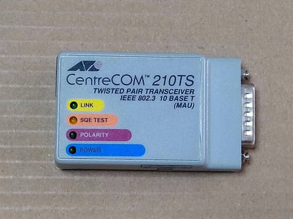 used Cisco entreCOM ETHERNET TRANSCEIVER RJ45 to AUI converter 210TS