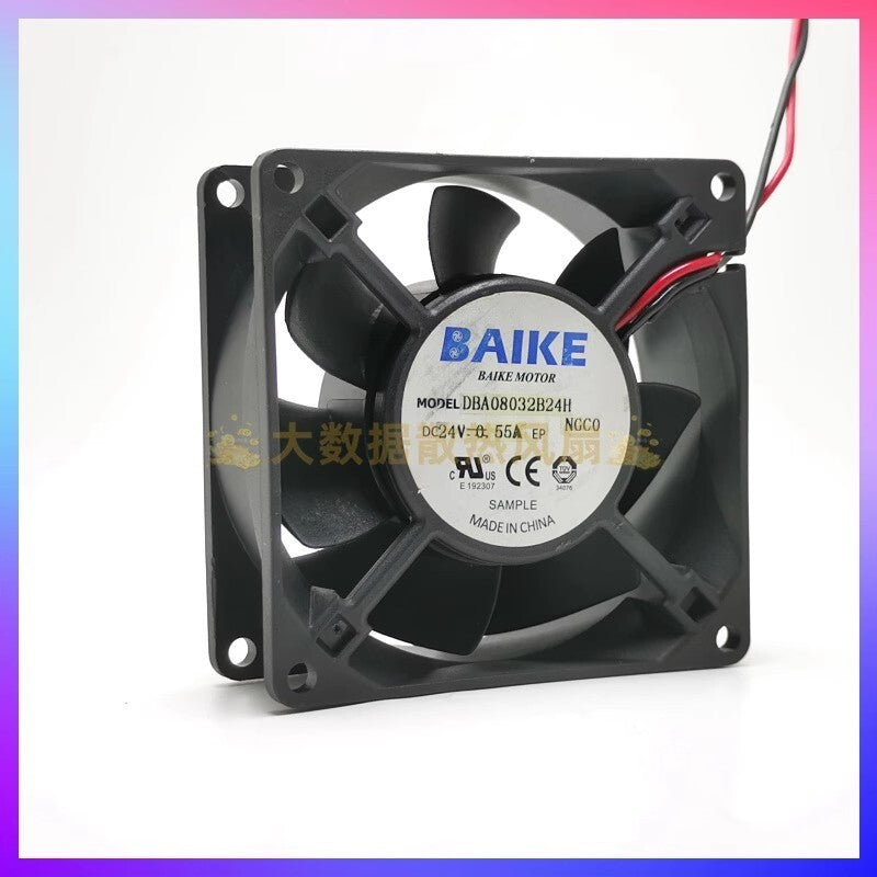 BAIKE DBA08032B24H 8032 DC24V 0.55A 8CM 2-wire Inverter Cooling Fan