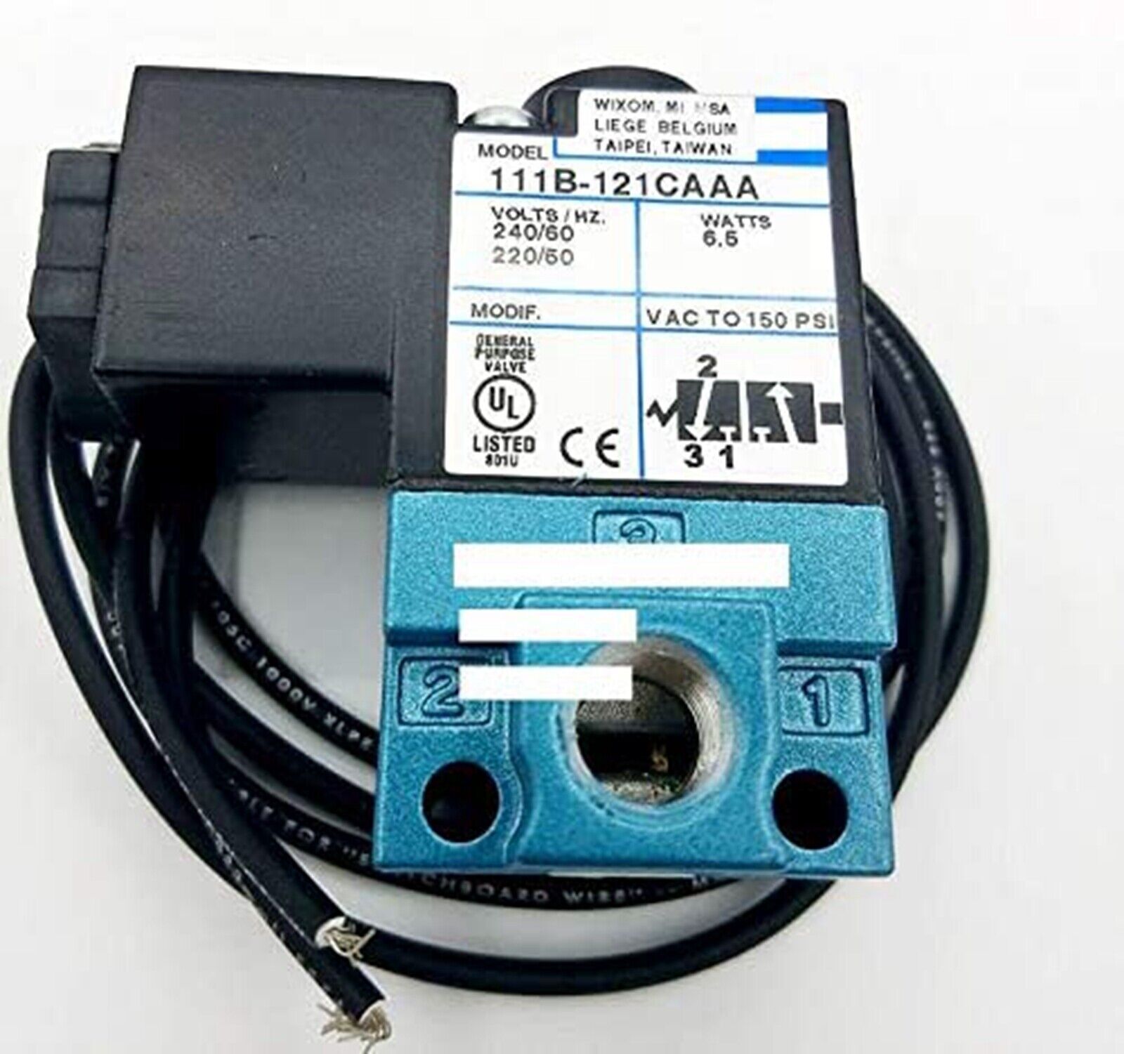 MAC 111B-121CAAA Solenoid Valve MAC