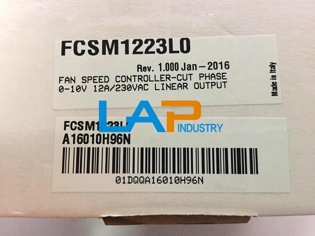 new 1PCS  For CAREL FCSM1223L0 FCSM1223L0 Speed controller CAREL