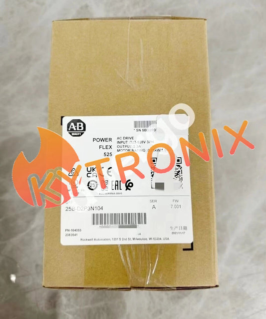 AB 25B-D2P3N104 PowerFlex 525 AC Drive Factory seal