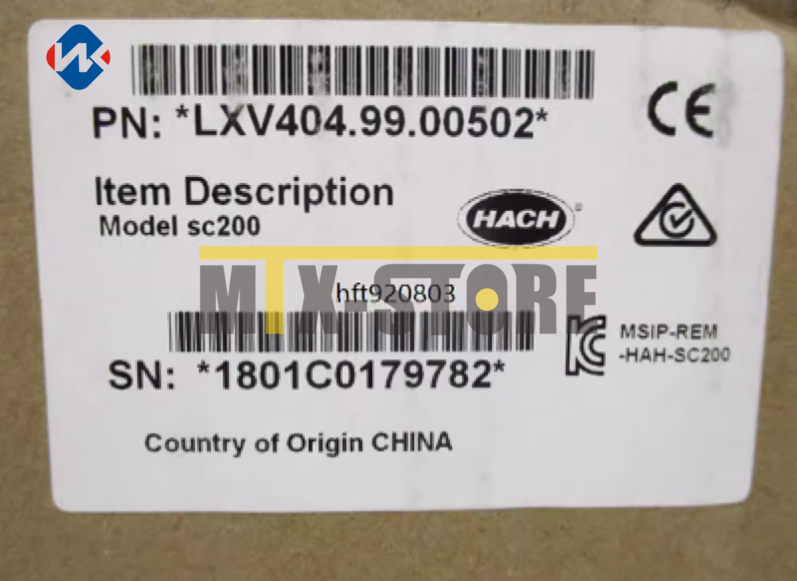 new 1PCS HACH LXV404.99.00502 HACH SC200. - HACH
