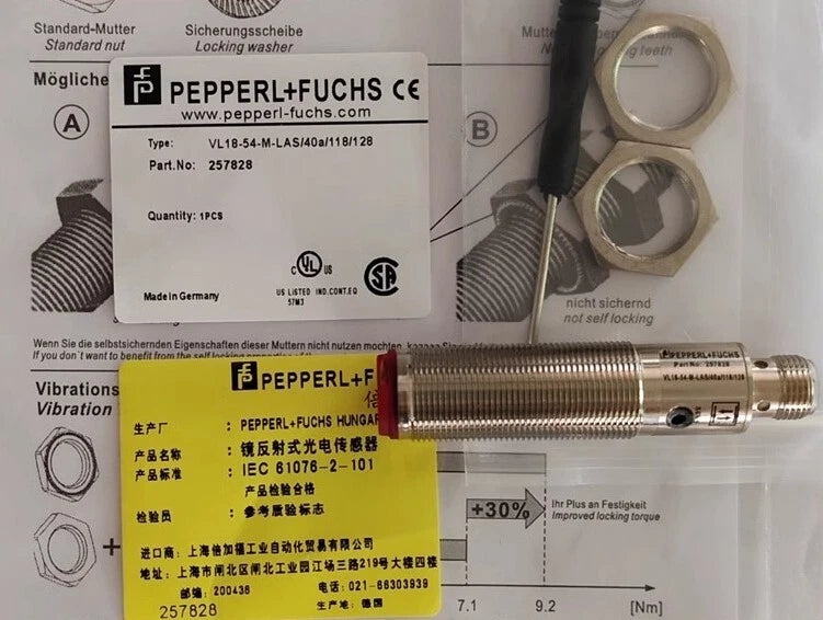 1PCS Pepperl+Fuchs VL18-54-M-LAS/40a/118/128 Photoelectric sensor#ke #k