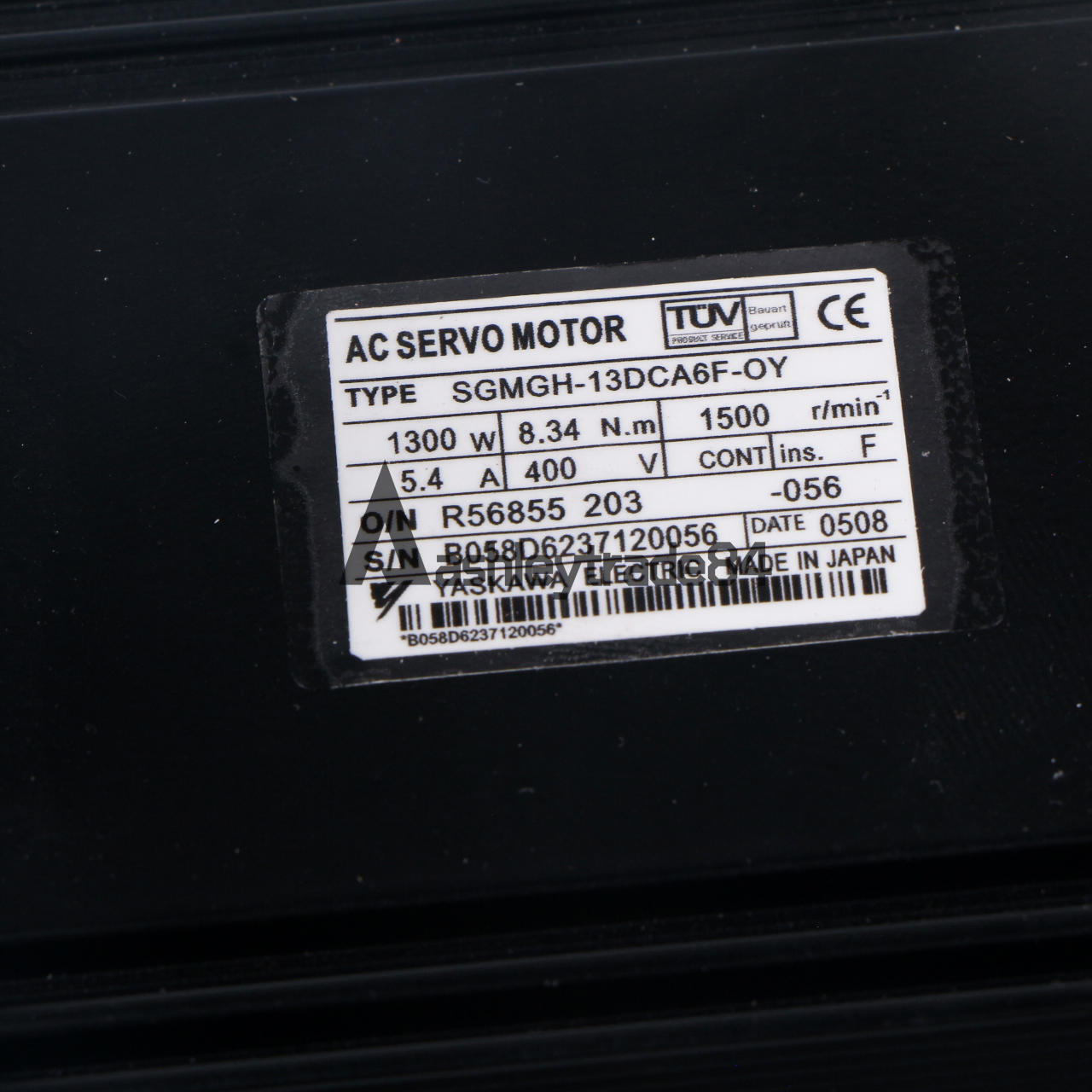 new ONE  YASKAWA SGMGH-13DCA6F-OY SERVO MOTOR