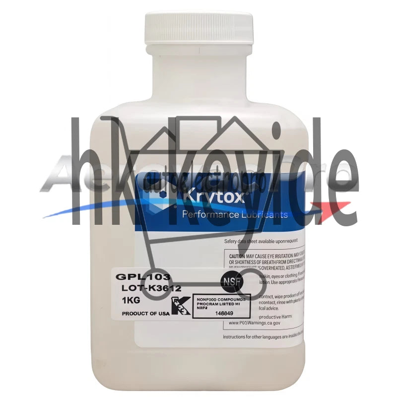 1Pcs Chemours DUPONT Krytox Lubricants GPL103 1Kg (2.2 LB) SAFE RELIABLE