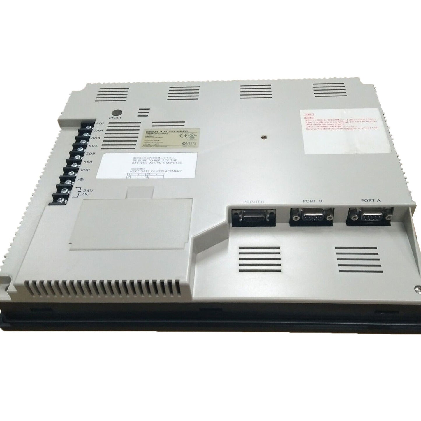 Omron NT631C-ST153B-EV3 Interactive Display Panel Operator - OMRON