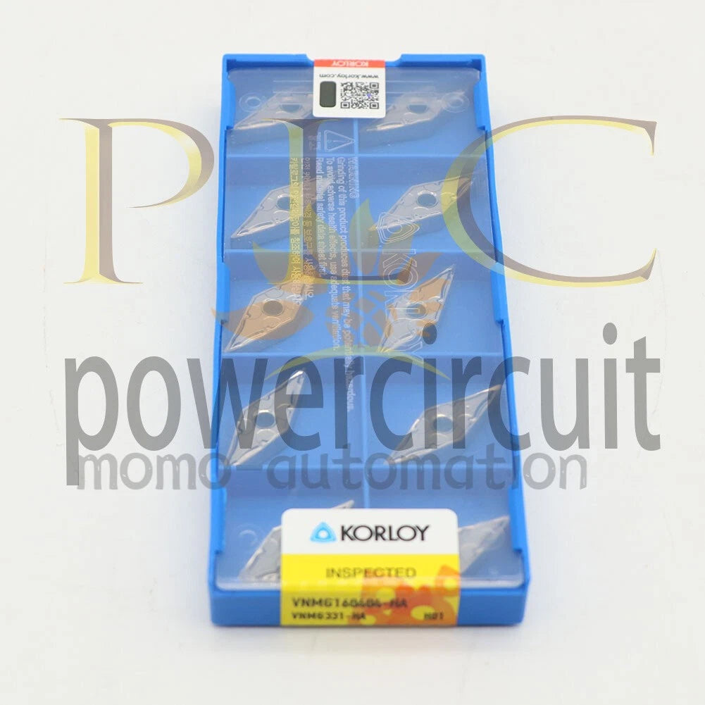 10PCS/BOX~KORLOY VNMG160404-HA H01 Carbide Inserts CNC TOOL ~