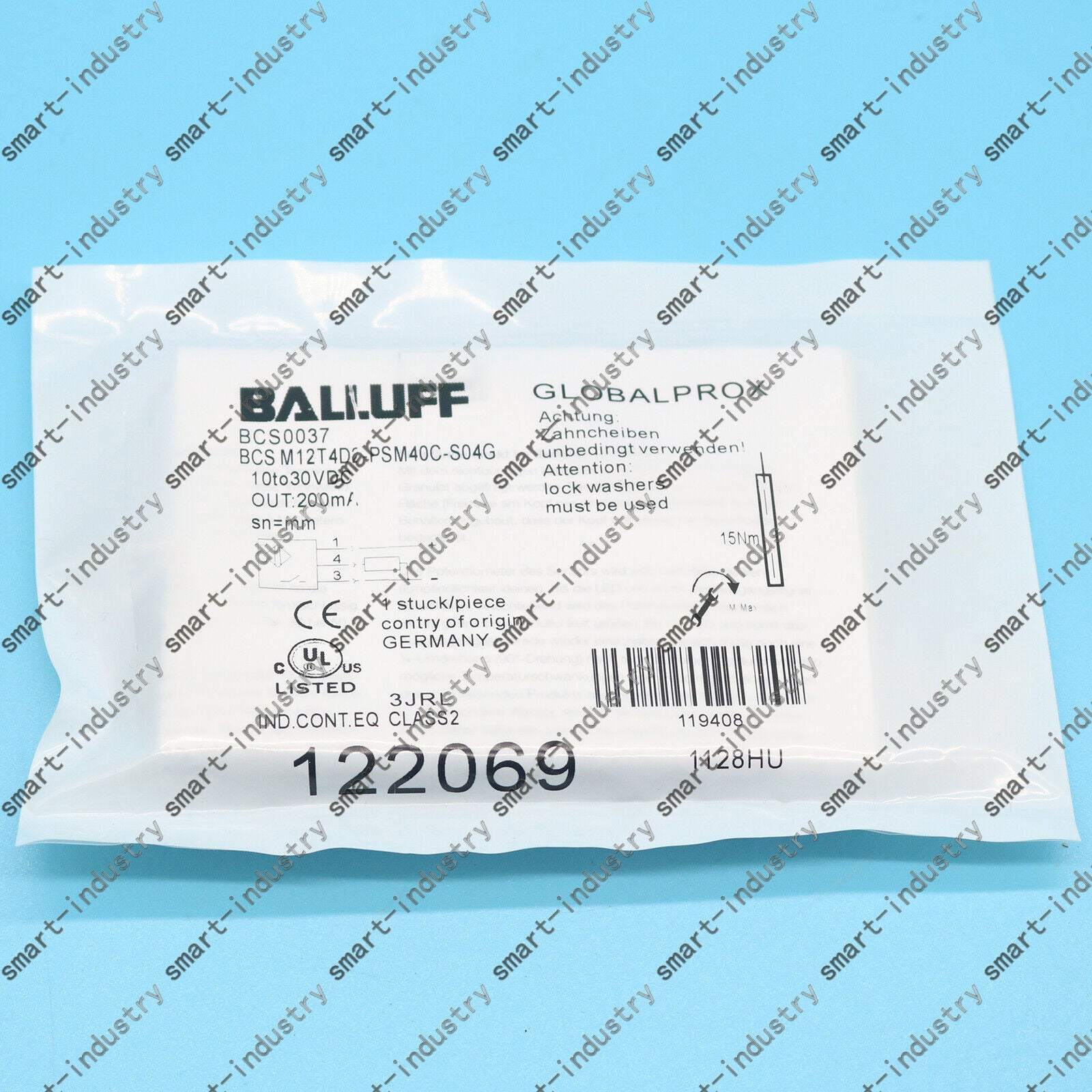 new 1pcs  balluff BCS M12T4D2-PSM40C-S04G Proximity switch ship