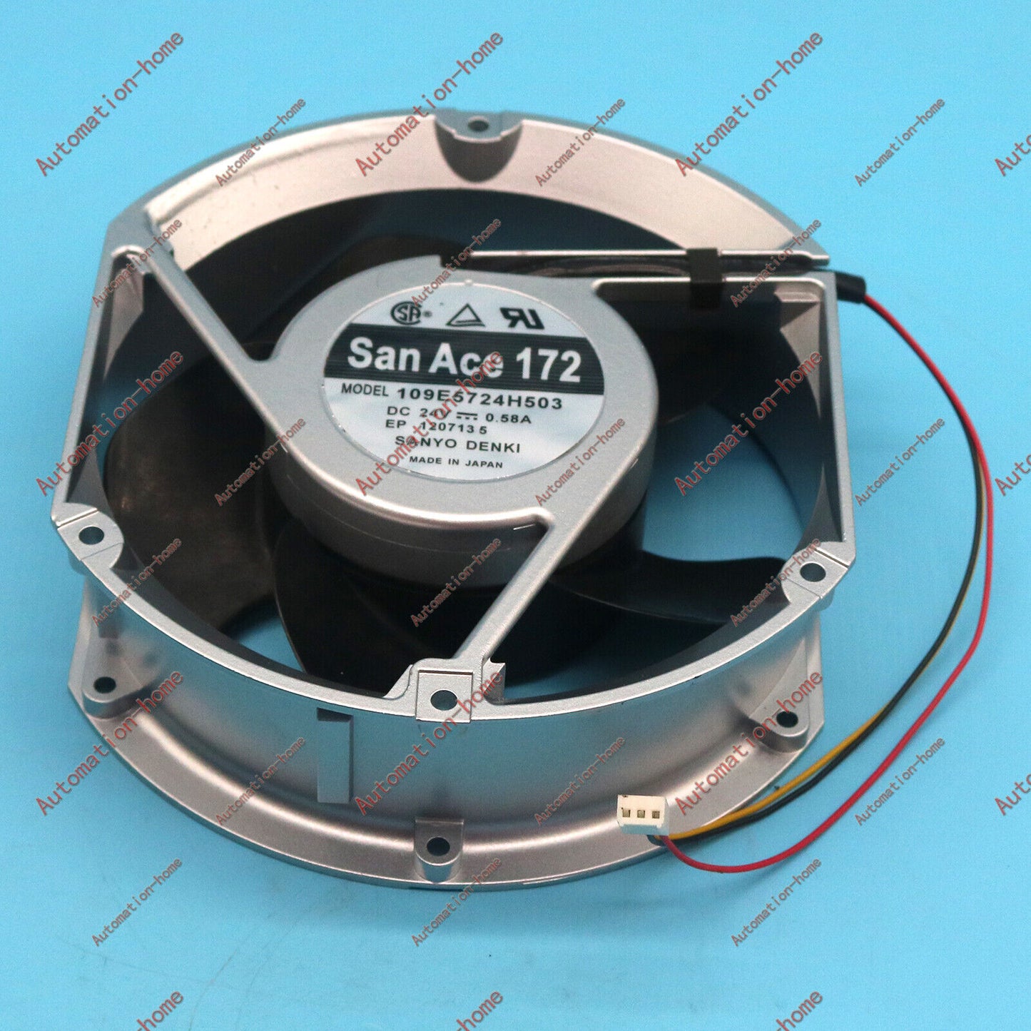 1Pc SANYO ORIGIANL Axial flow fan 109E5724H503 24V 0.58A 172x150x51mm - SANYO