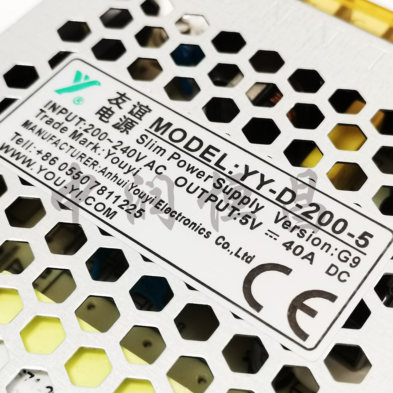 new YY-D-200-5 5V 40A 200W 190×82×30MM LED display ultra-thin power supply
