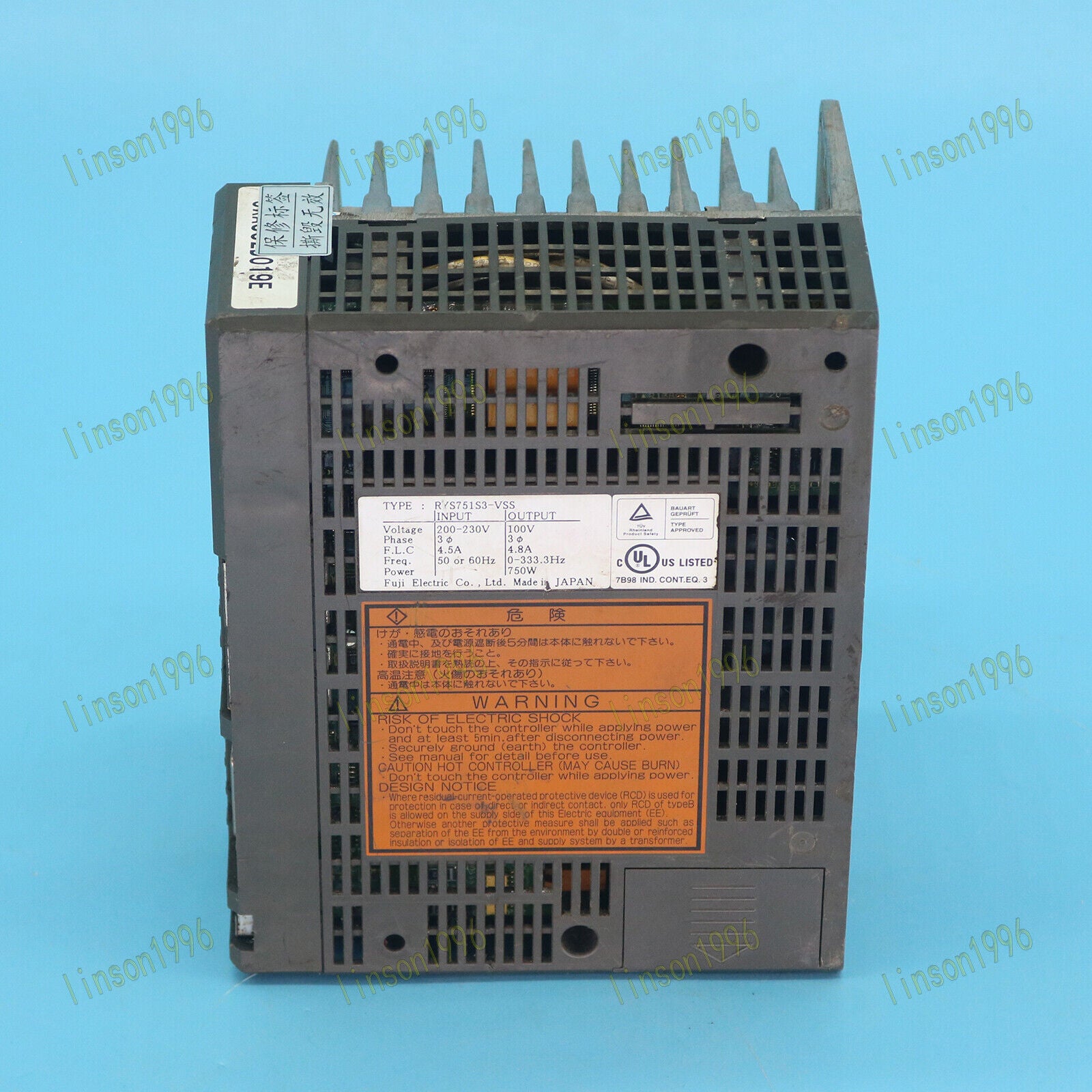 Used 1 Piece Fuji Servo Driver RYS751S3-VSS Tested in OK - FUJI