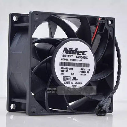 Nidec V35132-16F 8038 DC24V 0.45A 8CM 2-Pin Inverter Cooling Fan