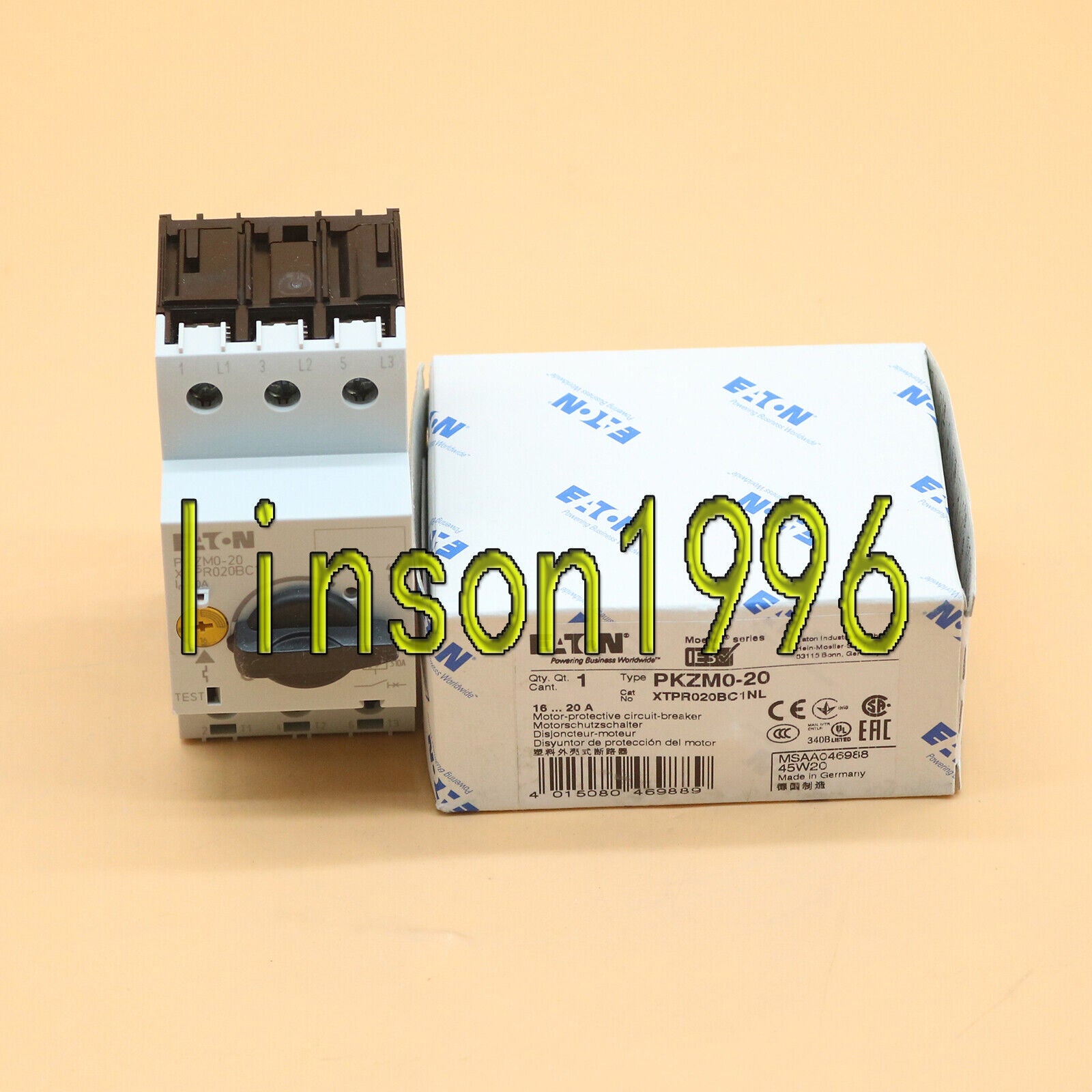 New Eaton Moeller PKZM0-20_ship - EATON MUELLER