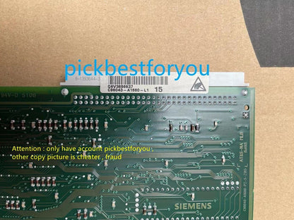 used C98043-A1680-L1 6SE70 CUR board 6SE7090-0XX85-1DA0 (by or ) #U5033D YG - YG