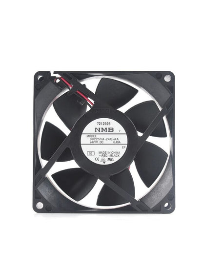 NMB 09225VA-24Q-AA 9225 DC24V 0.49A 2-Wire Small Axial Cooling Fan