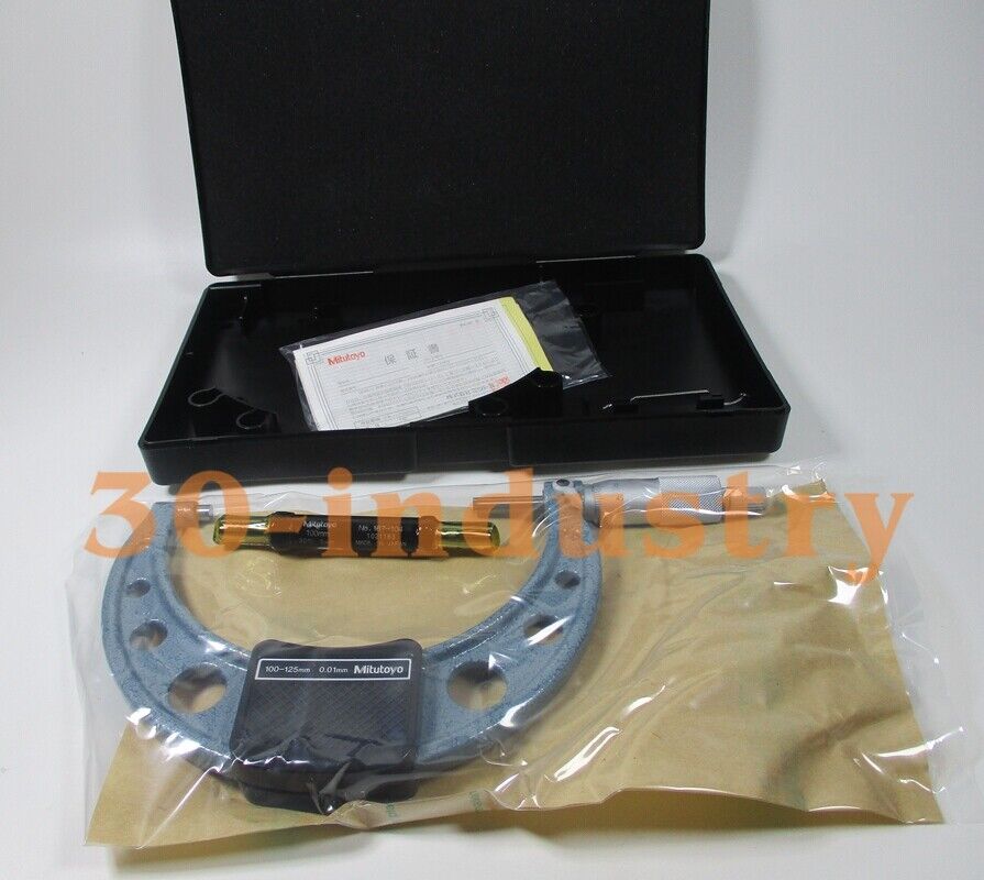 1PCS NEW FOR Mitutoyo Outer Diameter Micrometer 103-141-10 100-125mm 0.01mm Mitutoyo