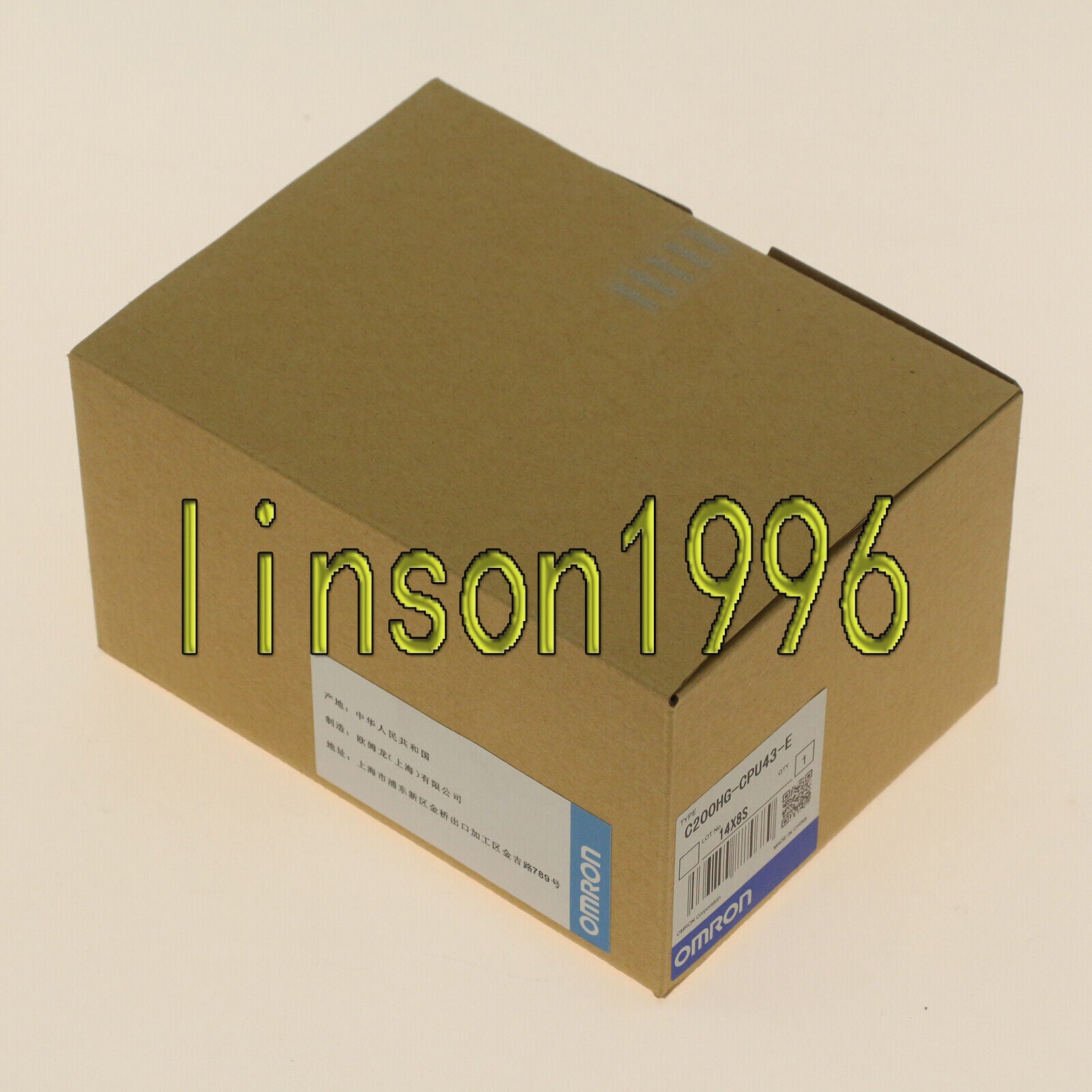 Omron C200HG-CPU43 programmable controller unit 1 year - OMRON