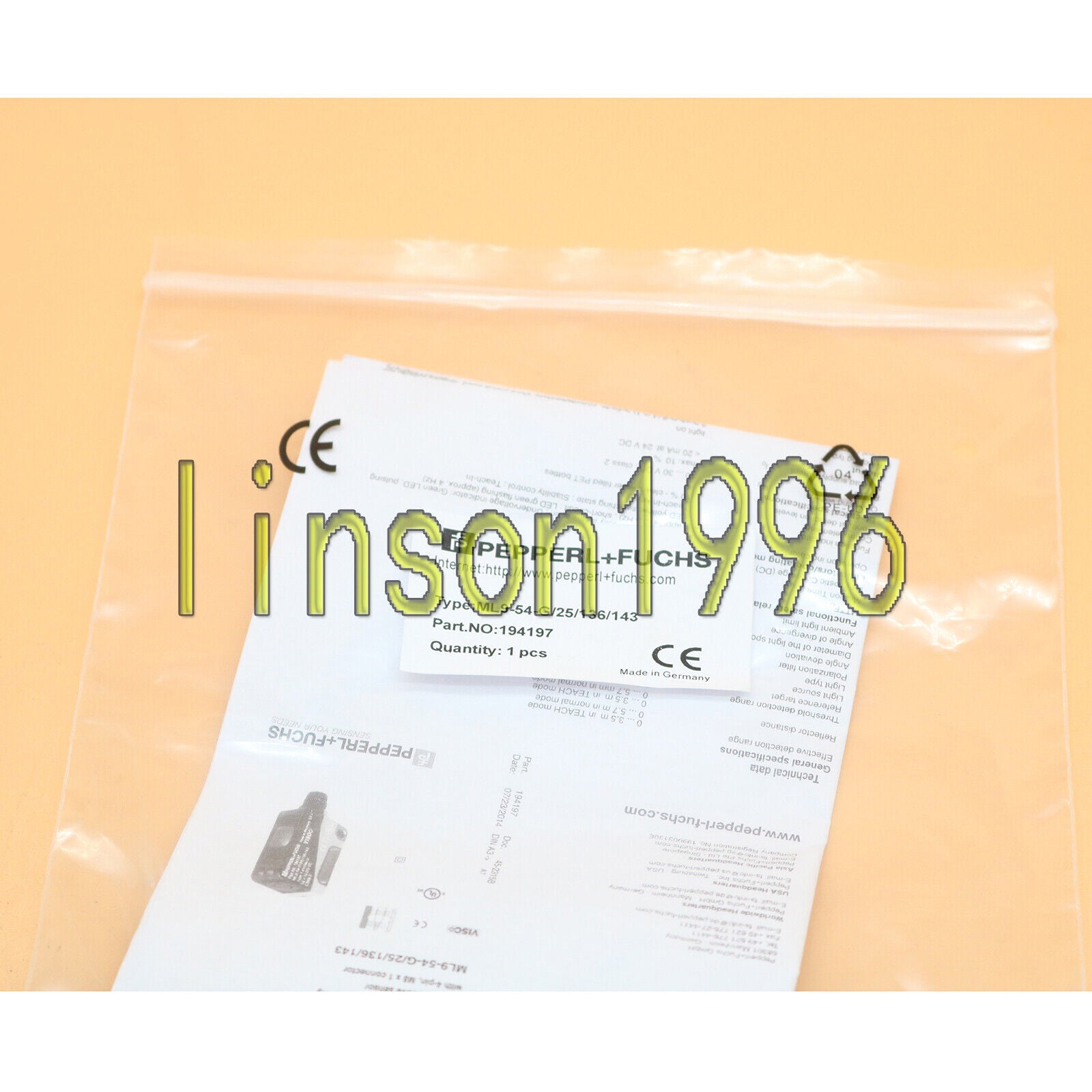 ML9-54-G/25/136/143 photoelectric sensor - PEPPERL+FUCHS