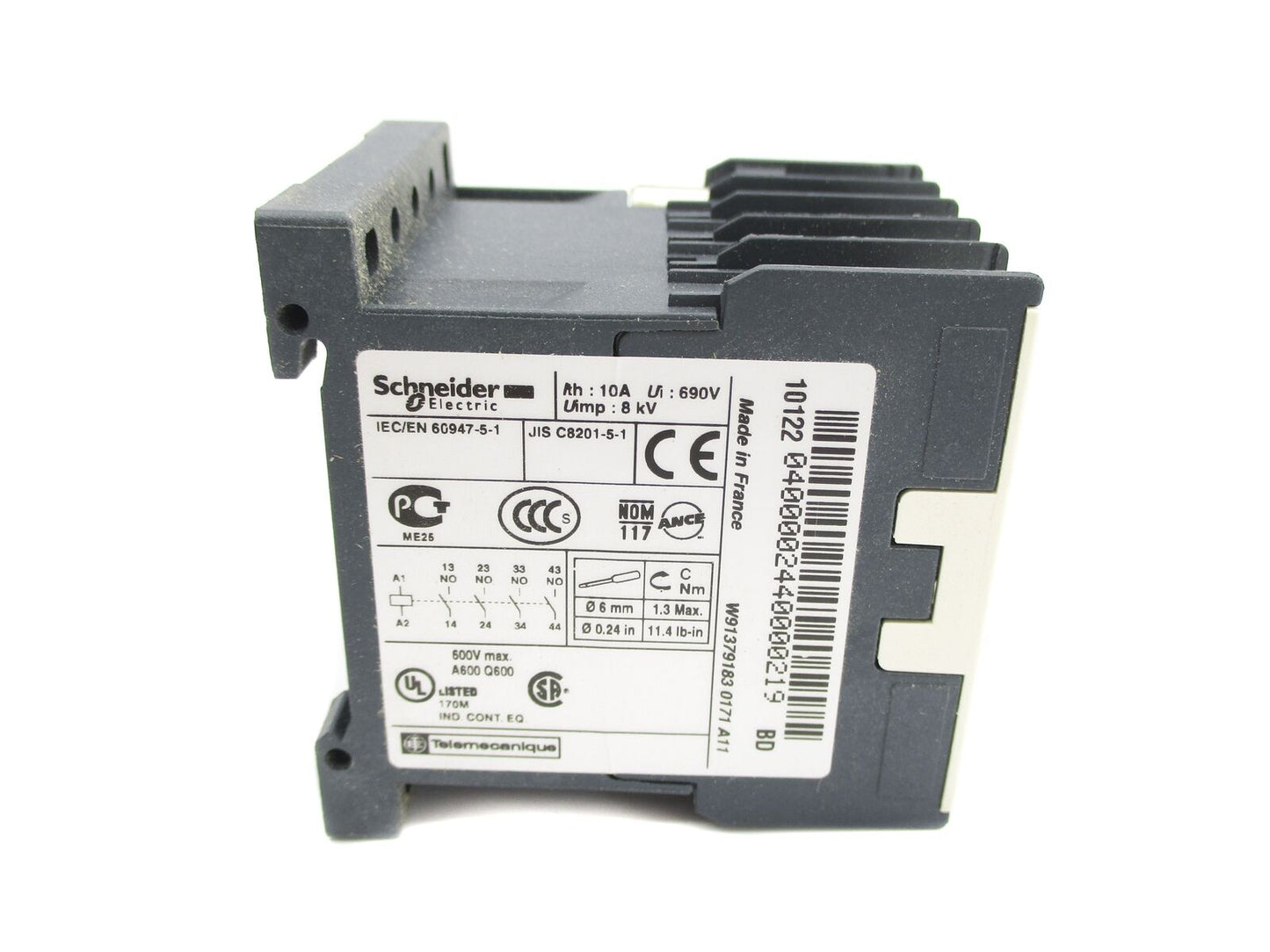 new SCHNEIDER ELECTRIC CA3KN40BD 24VDC 10A NSMP - SCHNEIDER ELECTRIC