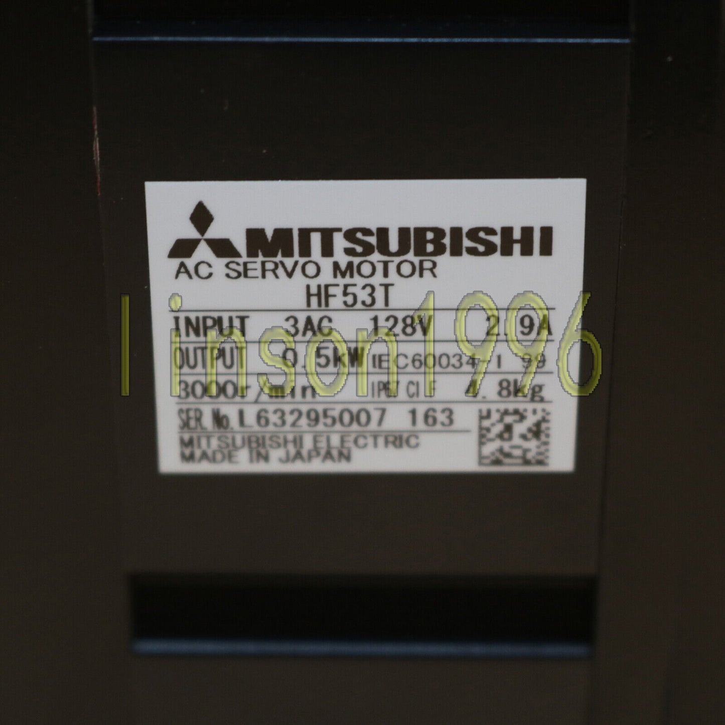 Mitsubishi HF53T-A47 AC Servo Motor 0.5KW - MITSUBISHI