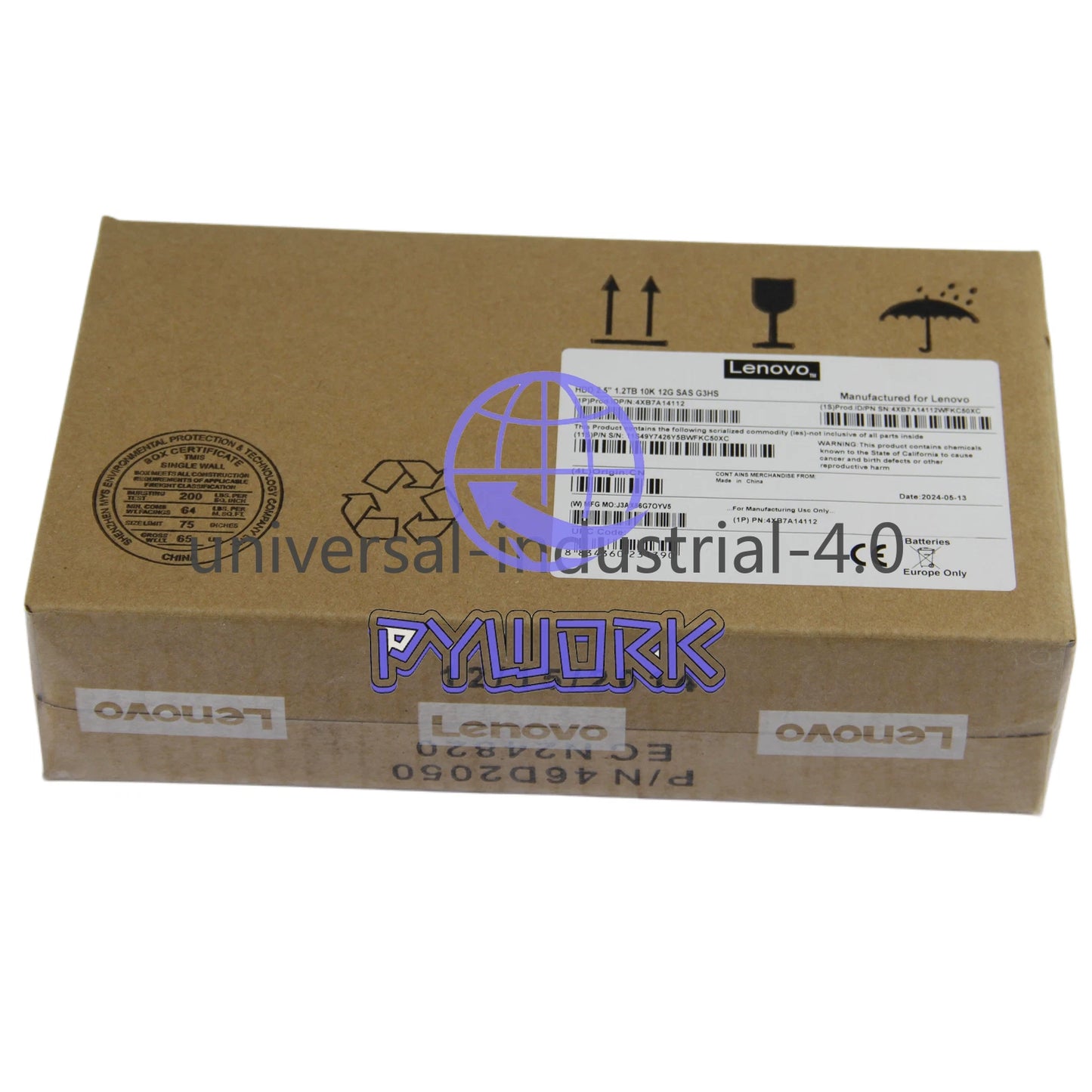 4XB7A14112 Lenovo 01PG635 1.2TB 2.5" SAS Hot Swap Internal Hard Drive with Tray