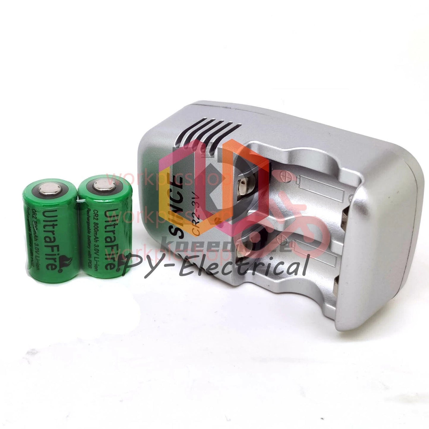 1PC Rechargeable Batteries 15266 15270 / Battery Charger 3V 800mAh CR-2 CR2