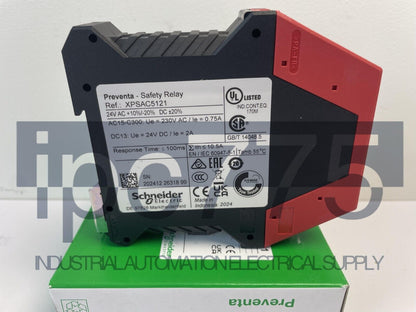 New Schneider XPSAC5121 Safety Relay with Box - SCHNEIDER