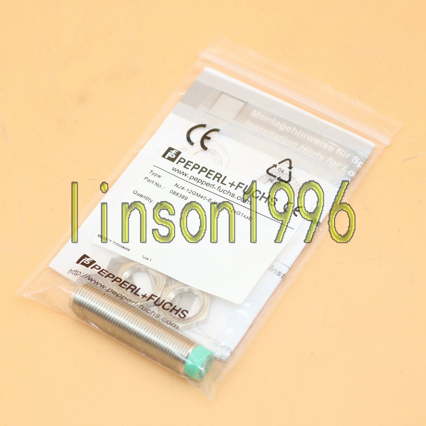 New Pepperl+Fuchs NJ4-12GM40-E-V1 Inductive Proximity - PEPPERL+FUCHS