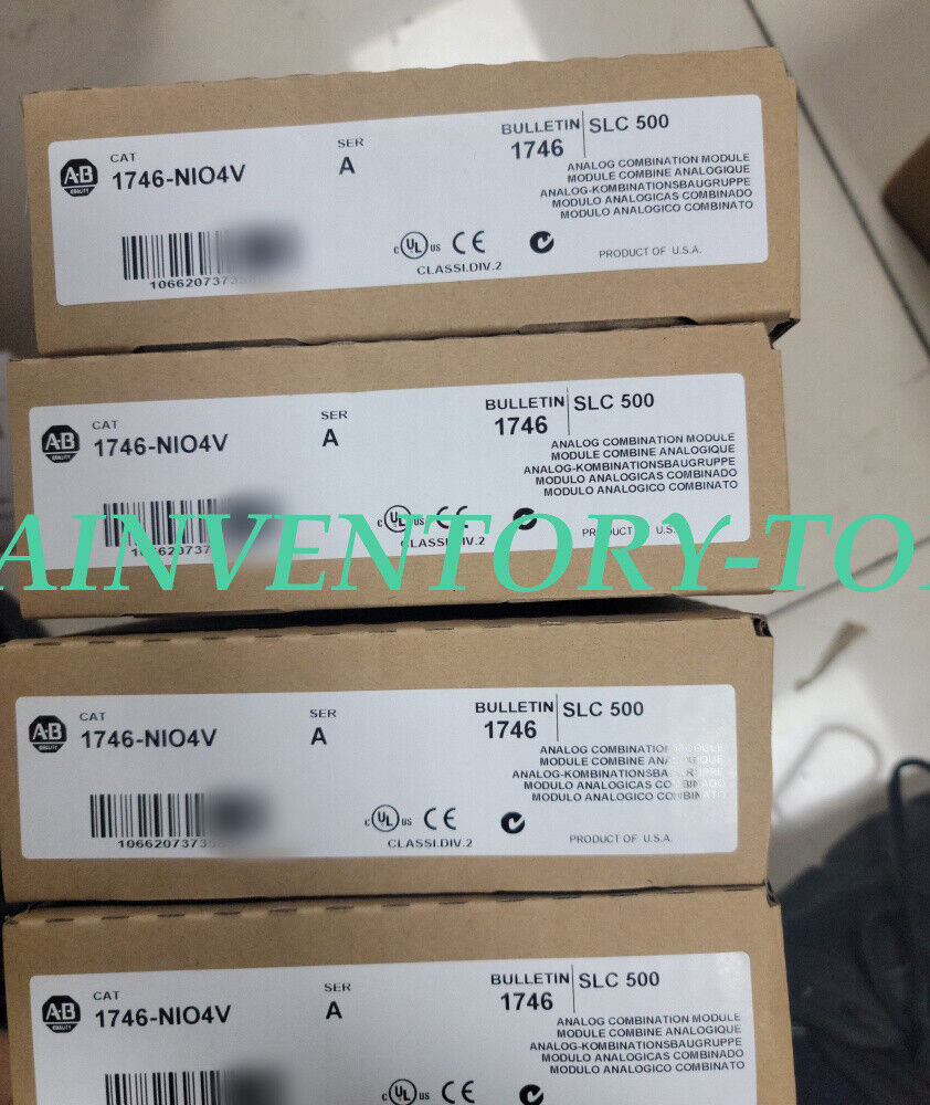 1pc new sealed allen-bradley 1746-nio4v ser a slc 500 analog input module - ALLEN-BRADLEY