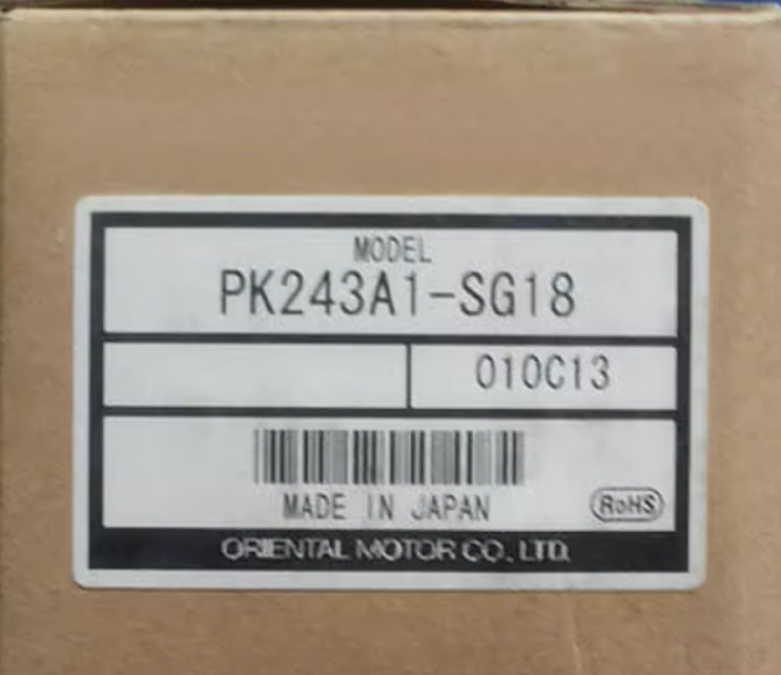 Oriental Motor Vexta Stepping Motor PK243A1-SG18 - ORIENTAL MOTOR
