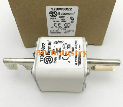 BUSSMANN Fuse 170M3022 550A 690V 700V IR700-200KA - 3PCS Box - BUSSMANN
