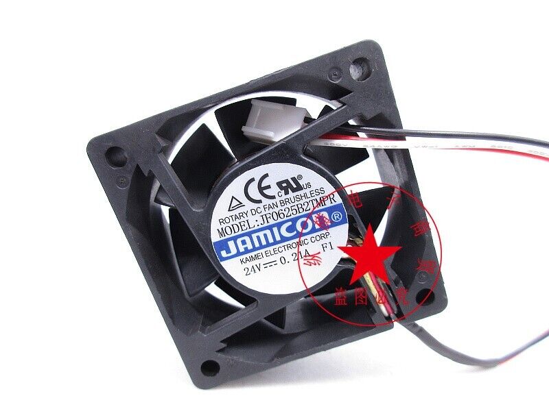new 1 PCS JAMICON Fan JF0625B2TMPR DC24V 0.21A 6025 6cm 3-wire Cooling Fan - JAMICON