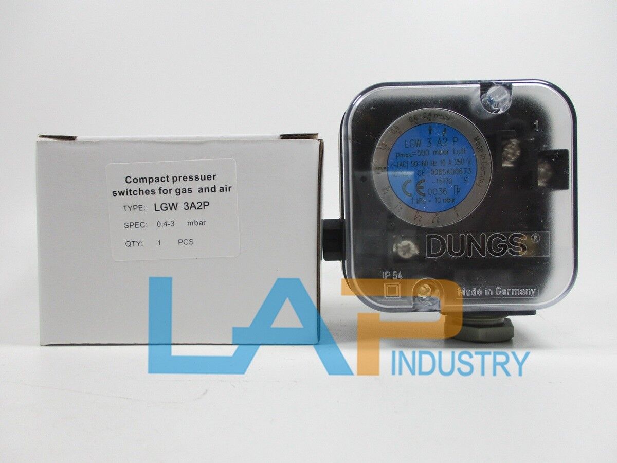 new 1PCS  LGW3A2P Dungs Air Pressure Switch With test button For Burner