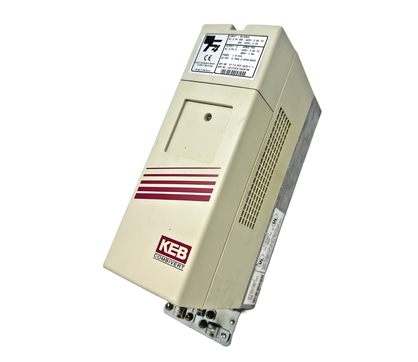 used KEB 07.F4.S1D-3420/1.2 Drive - KEB AUTOMATION SOLUTIONS