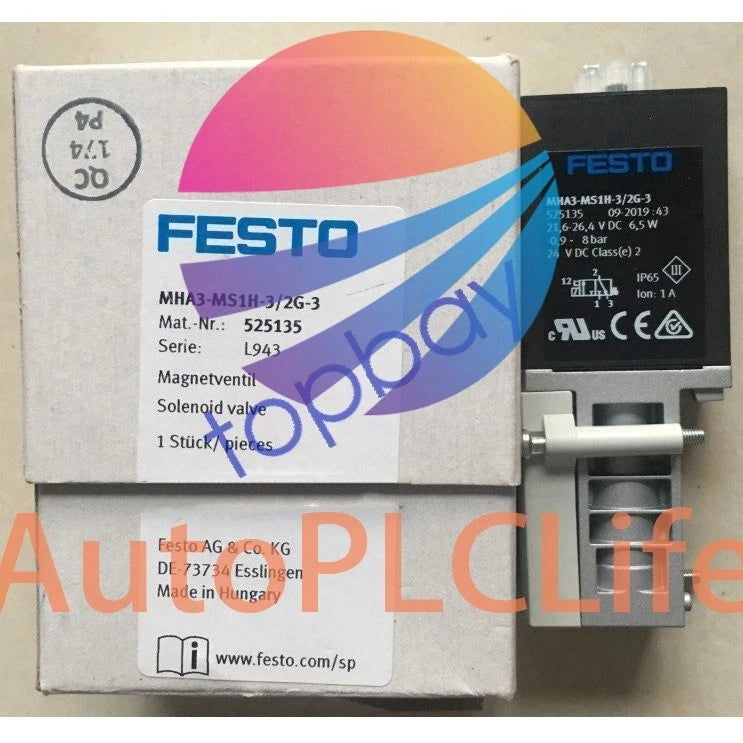 1PC Festo MHA3-MS1H-3/2G-3 525135 Solenoid Valve