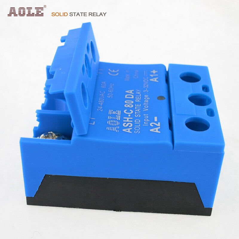 new SSR single phase solid state relay 80A DC-AC ASH-C 80DA