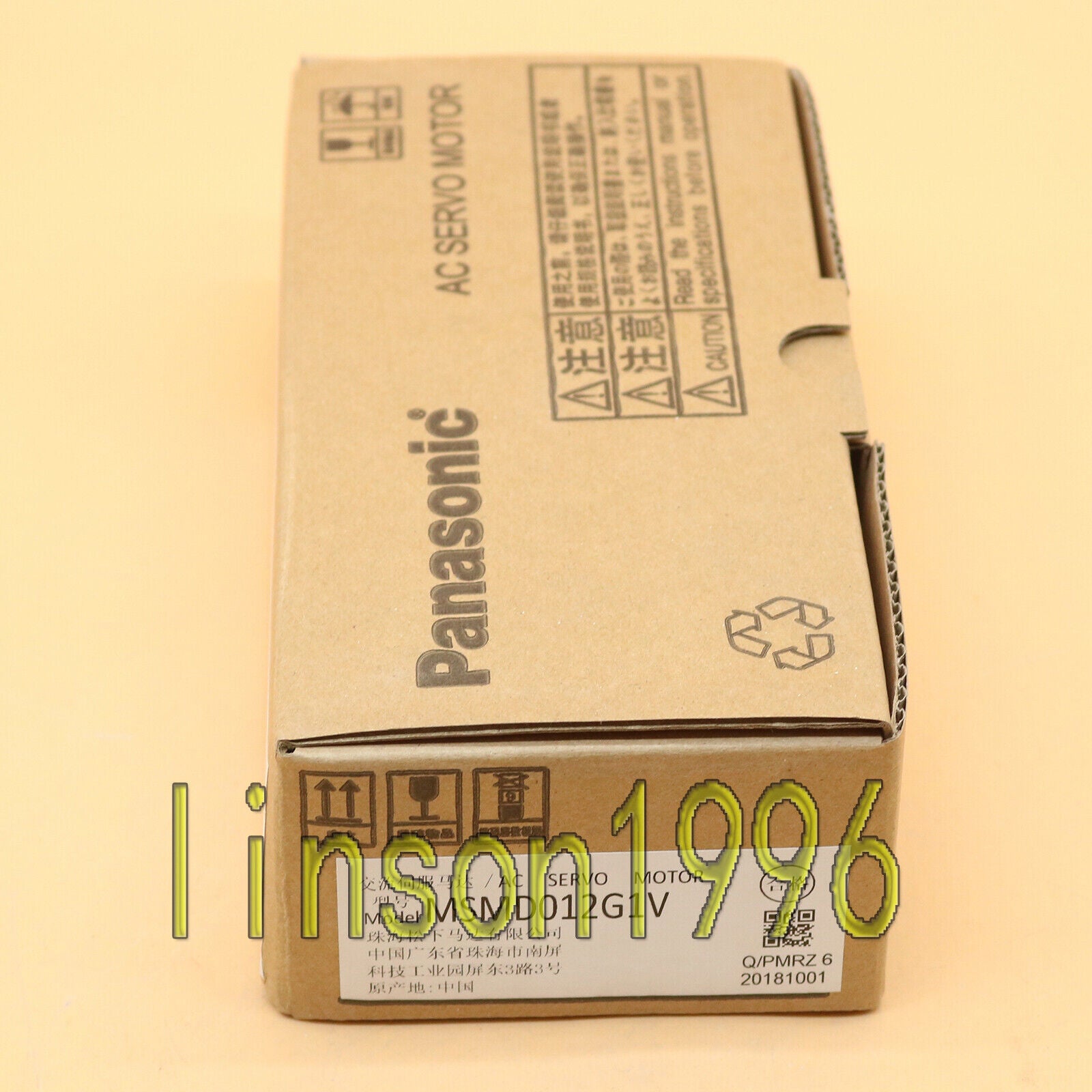 Panasonic AC Servo Motor MSMD012G1V - PANASONIC
