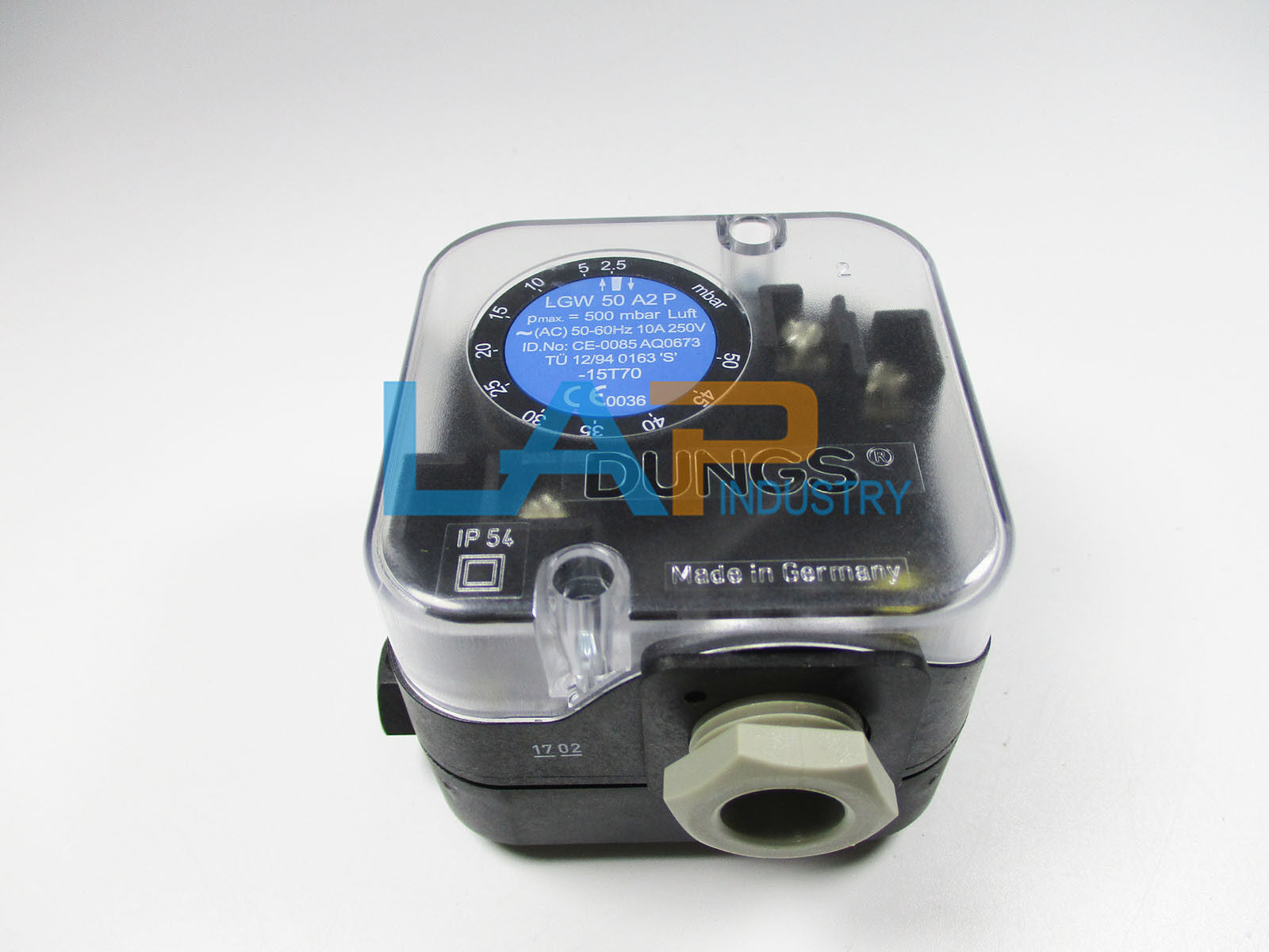 new  For Arrival LGW50A2P Dungs Air Pressure Switch with test button For Burner Dungs