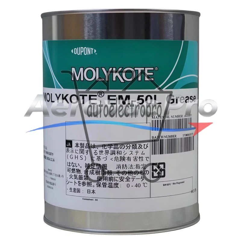 1Pcs Molykote DUPONT DOW CORNING EM-50L Grease 1Kg (2.2 LB) SAFE RELIABLE