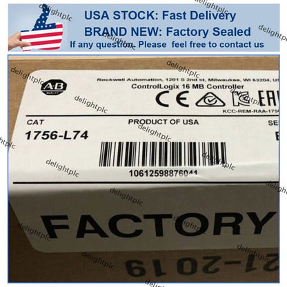 New 1756-L74 16MB Controller with Logix5574 Processor - CONTROLLOGIX
