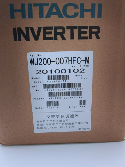 new 1PCS HITACHI frequency converter WJ200-007HFC-M SJ200 0.75KW 380V - HITACHI