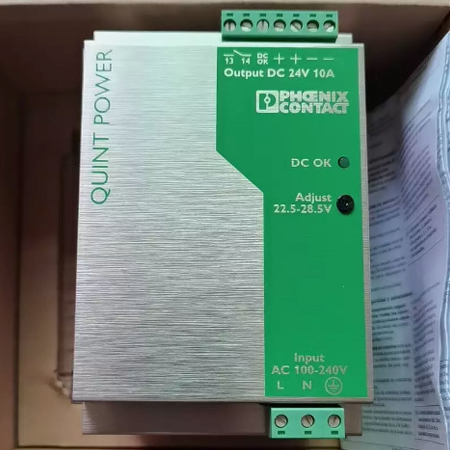 new 1X PHOENIX CONTACT QUINT-PS-100-240AC/24DC/10 2938604 - PHOENIX CONTACT