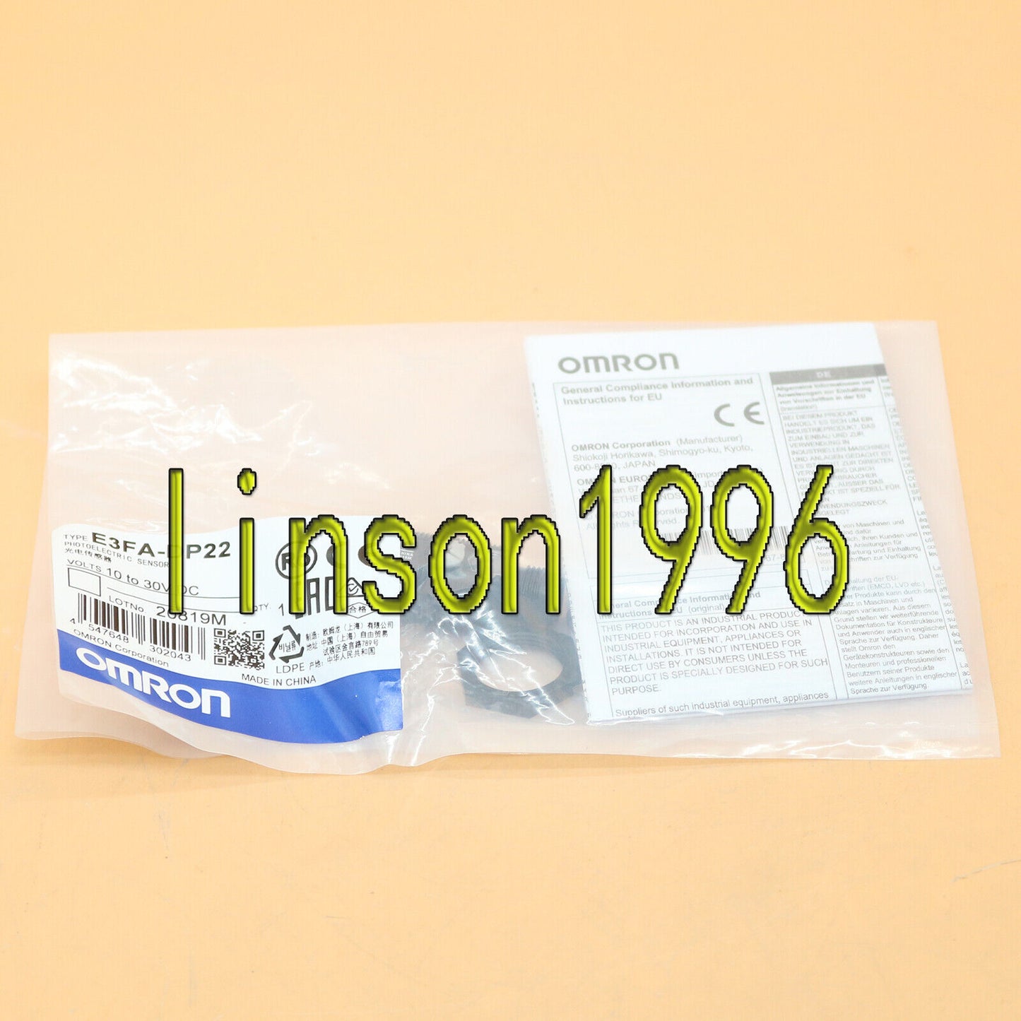 new Omron Sensor Switch E3FA-DP22 - OMRON