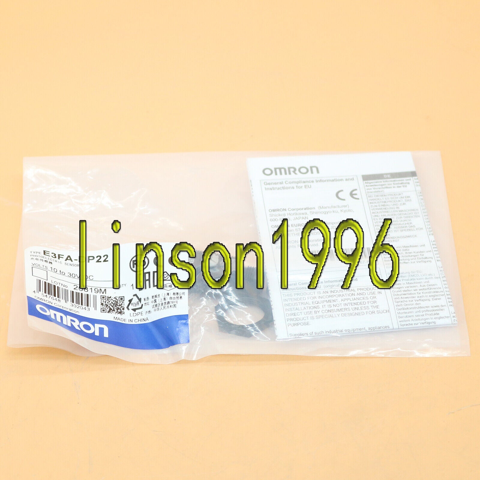 new Omron Sensor Switch E3FA-DP22 - OMRON