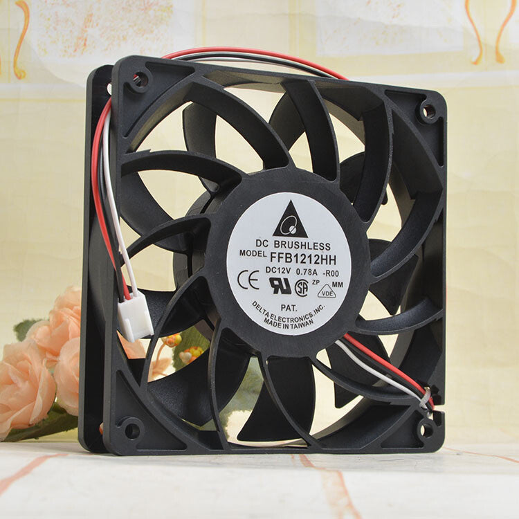 1pcs Delta FFB1212HH -R00 12cm 12V 0.78A 12025 Cooling fan 3pin