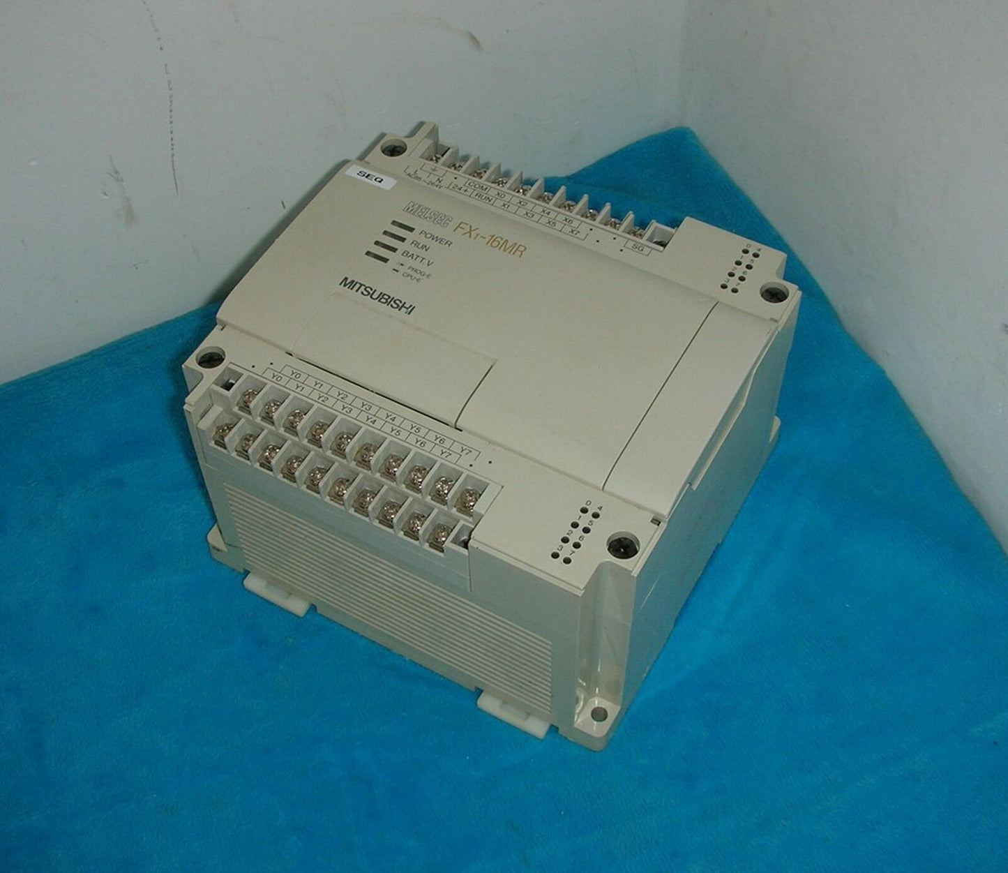 Used Mitsubishi FX1-16MR PLC in excellent condition - MITSUBISHI