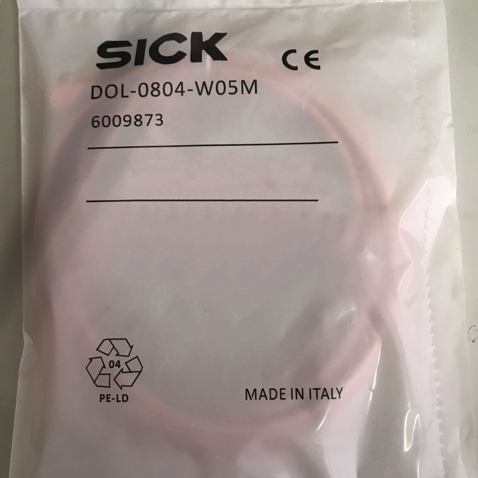 new  FOR SICK 6009873 DOL-0804-W05M Sensor cable spot stocks